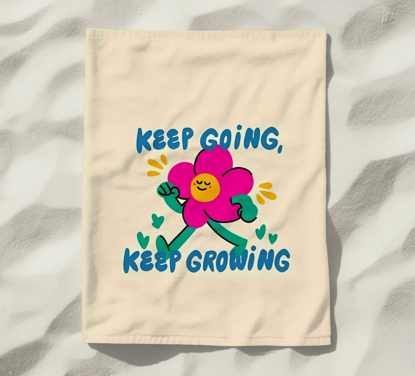 Weitermachen Strandtuch von Manh beo