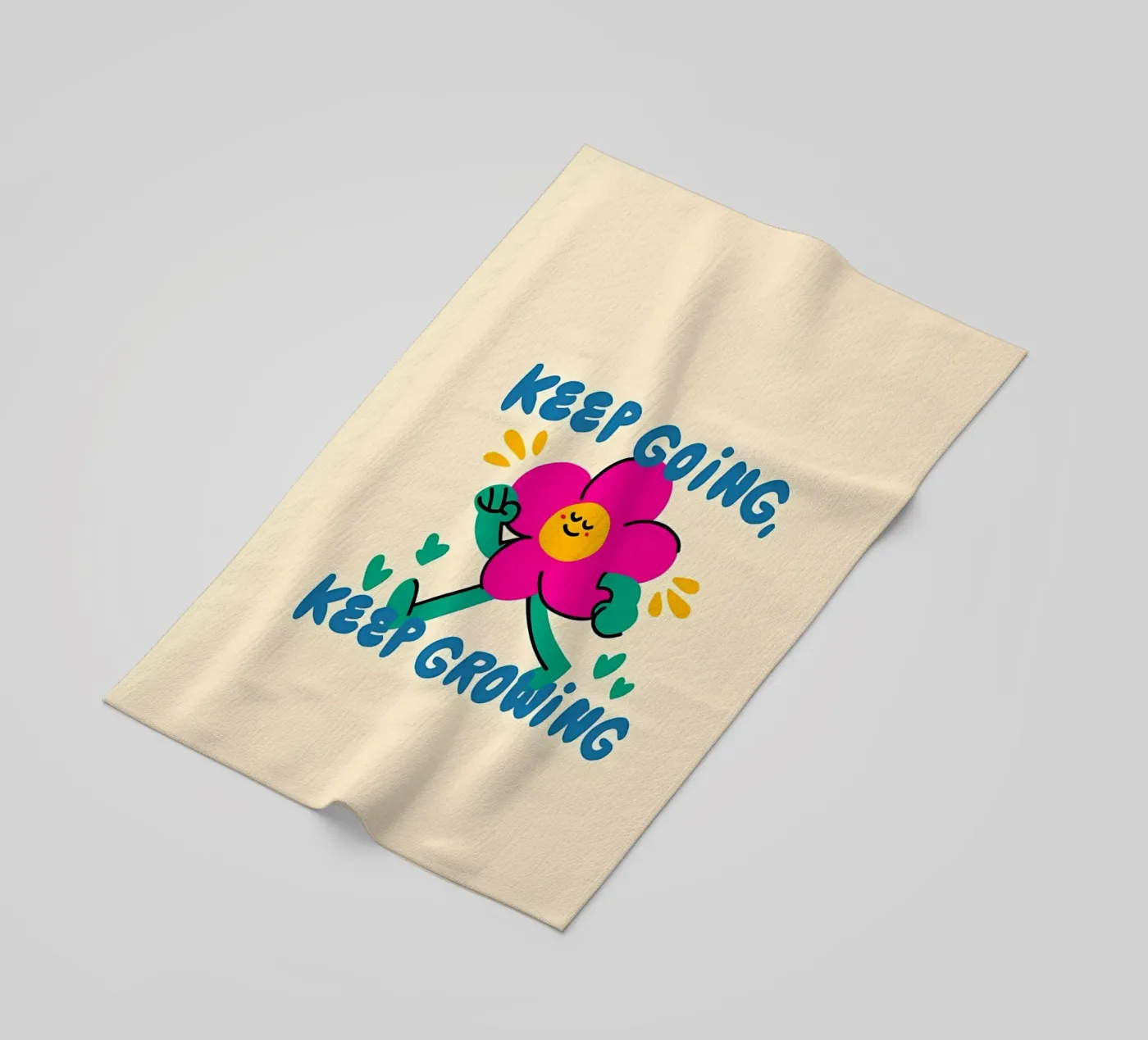 Weitermachen Strandtuch von Manh beo