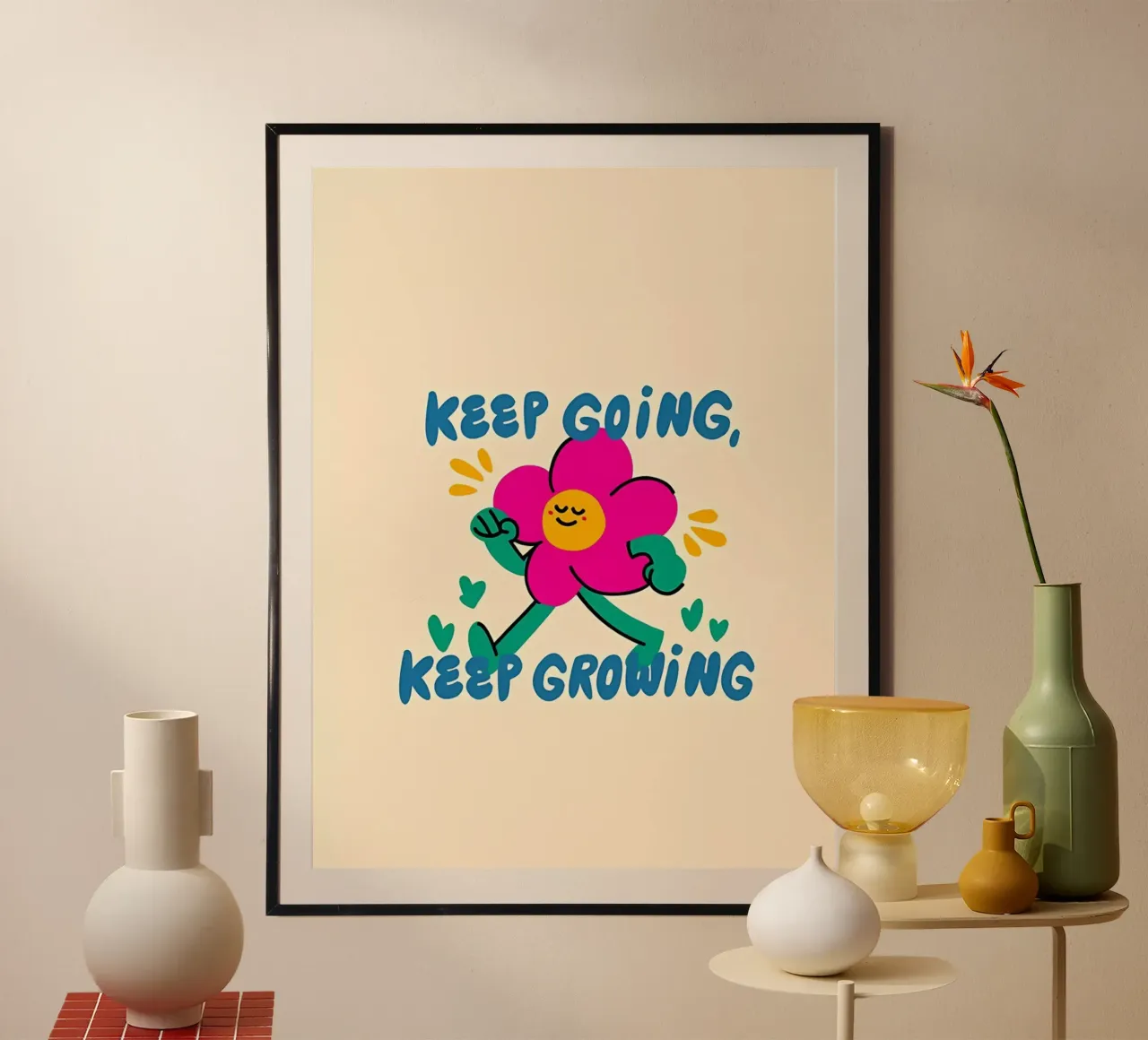 Keep going poster by Manh beo