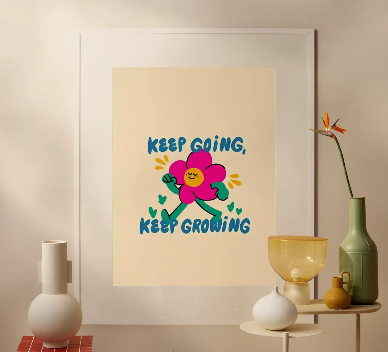 Keep going poster by Manh beo