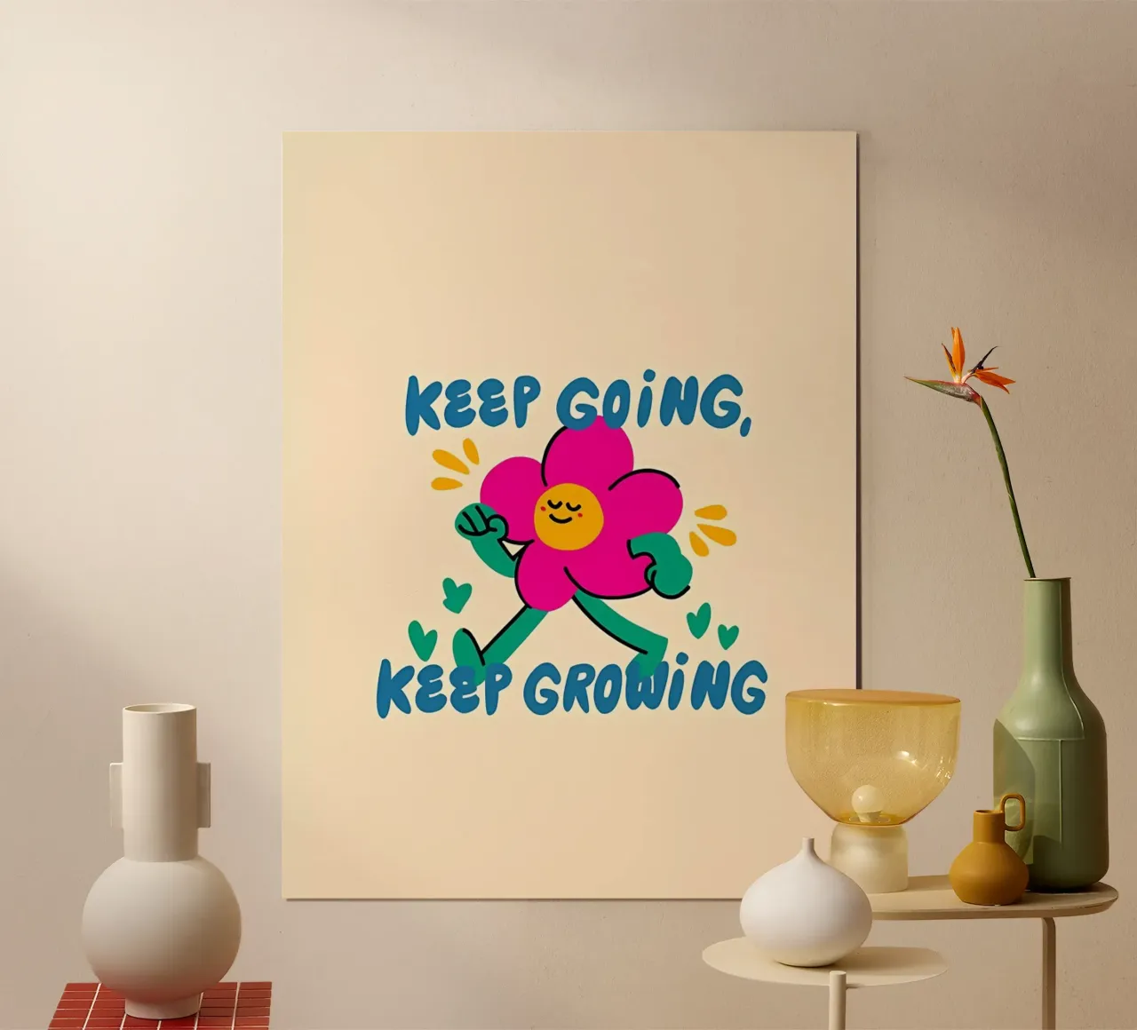Keep going poster by Manh beo