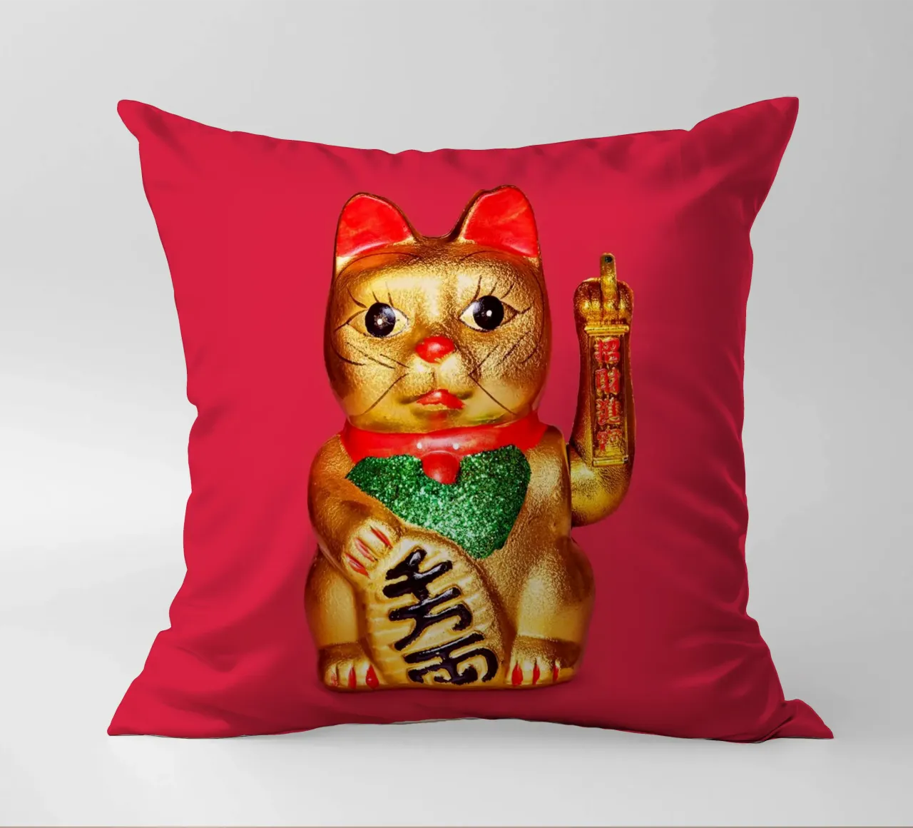 Gatto fortunato cuscino da 360brain