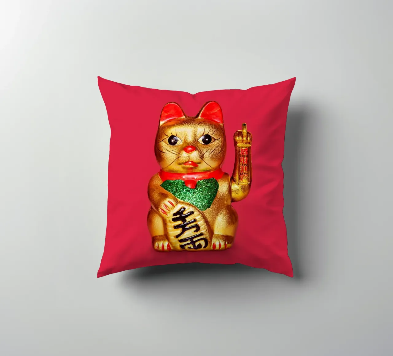 Gatto fortunato cuscino da 360brain