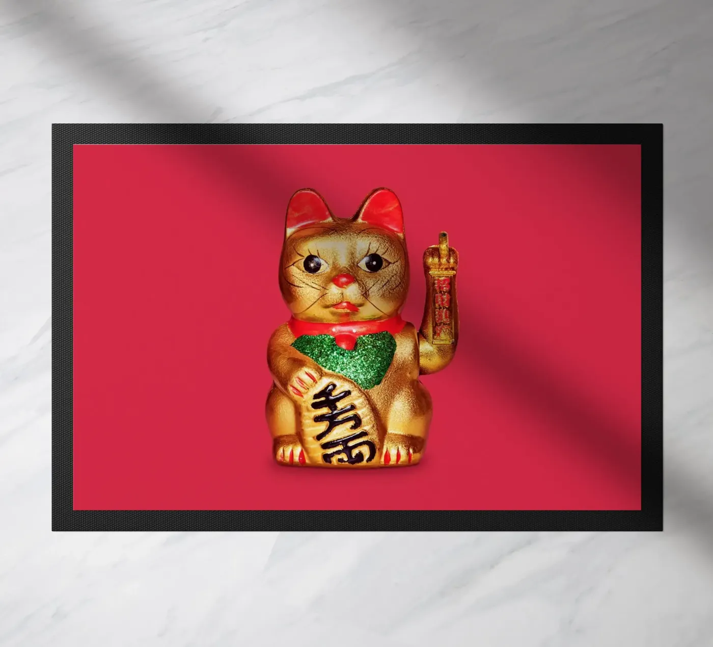 Lucky cat doormat by 360brain