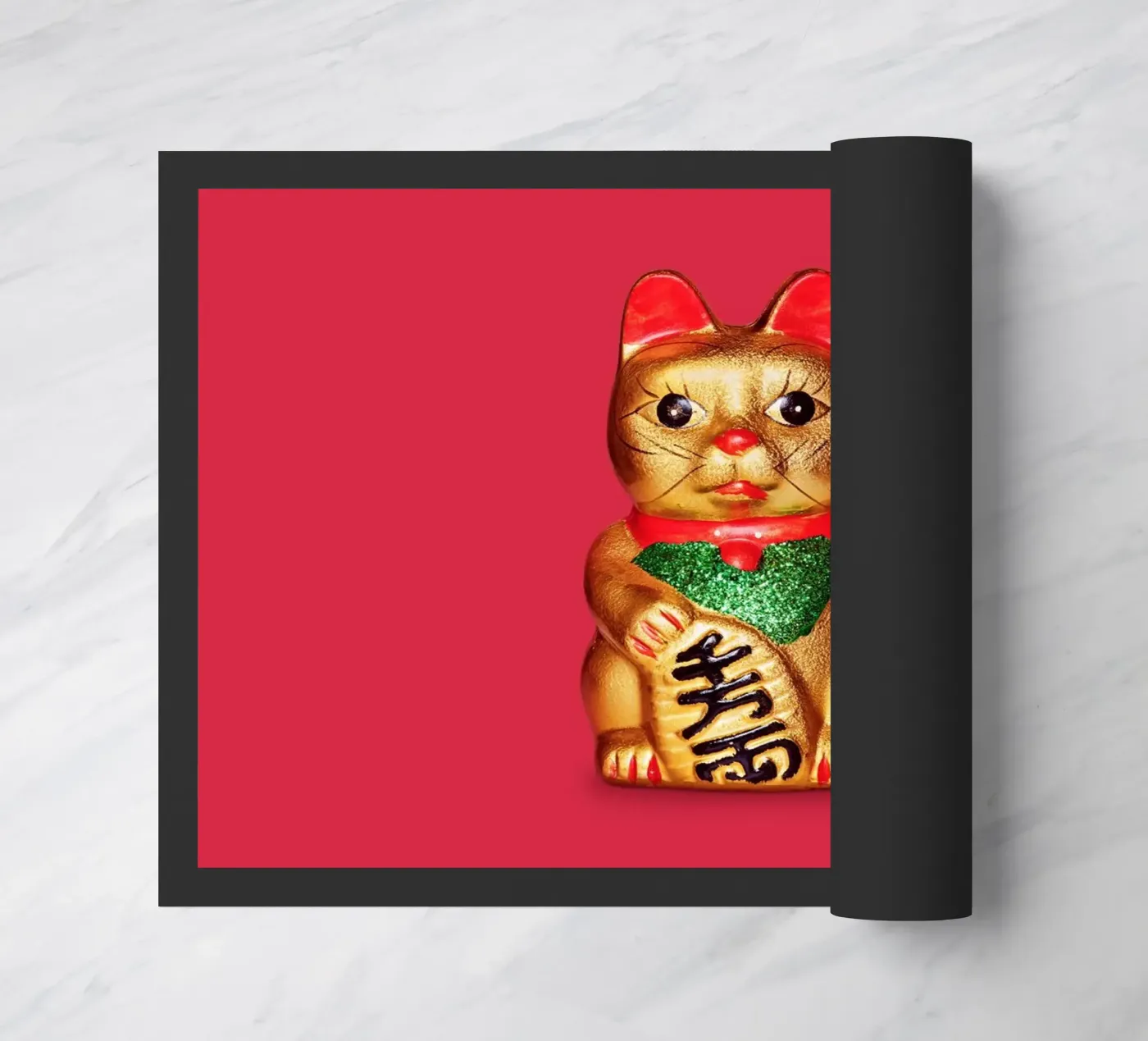 Lucky cat doormat by 360brain