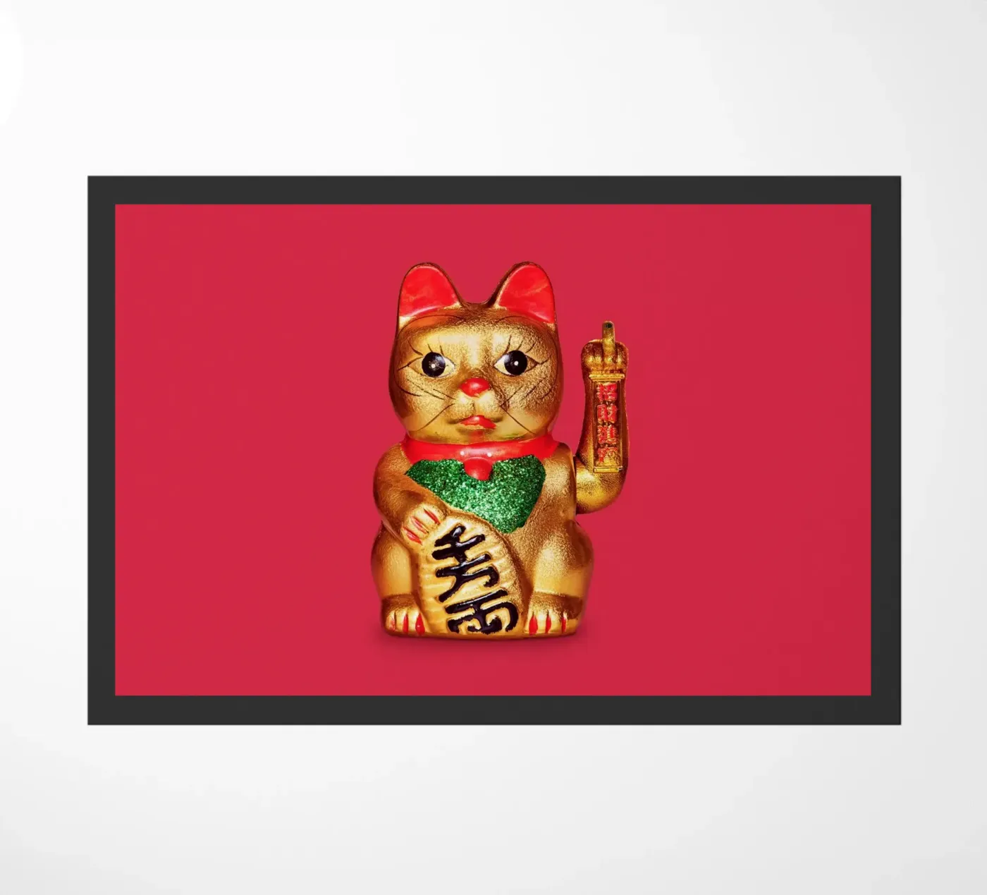 Lucky cat doormat by 360brain