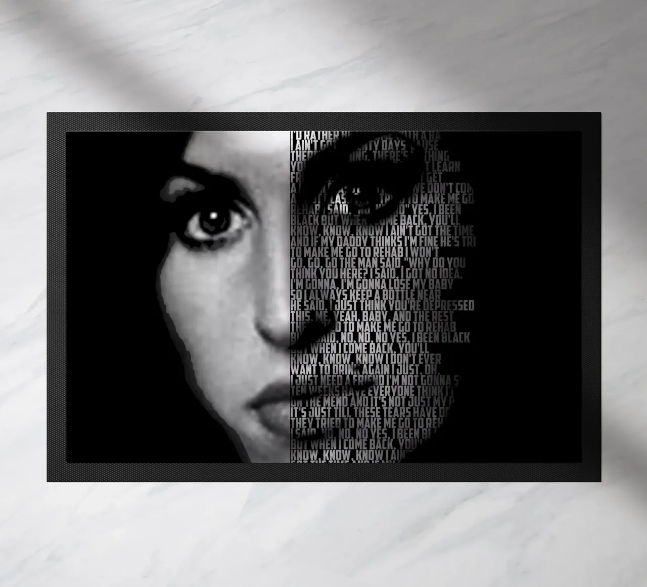 Afkicken deurmat van Gunawan Rb