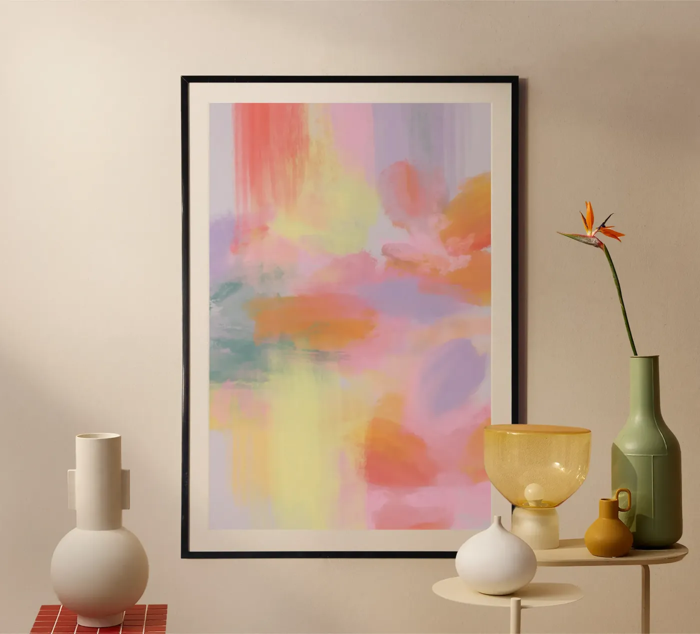 Soft Cloudscape poster by Bold Type Co.