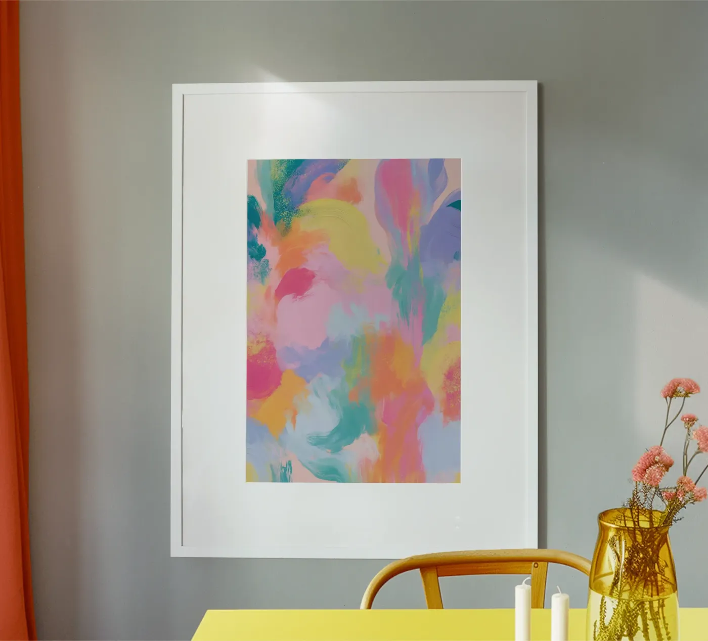 Het Pastelprisma poster van Bold Type Co.