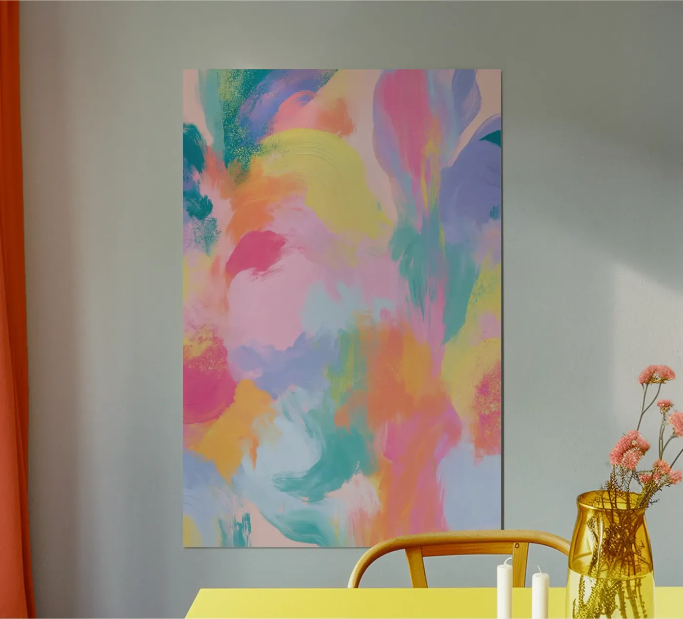 Het Pastelprisma poster van Bold Type Co.