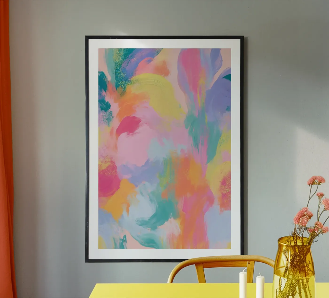 Het Pastelprisma poster van Bold Type Co.