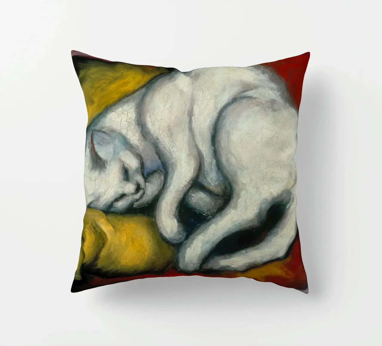 Franz Marc - Gatto bianco cuscino da ARTOTHEK