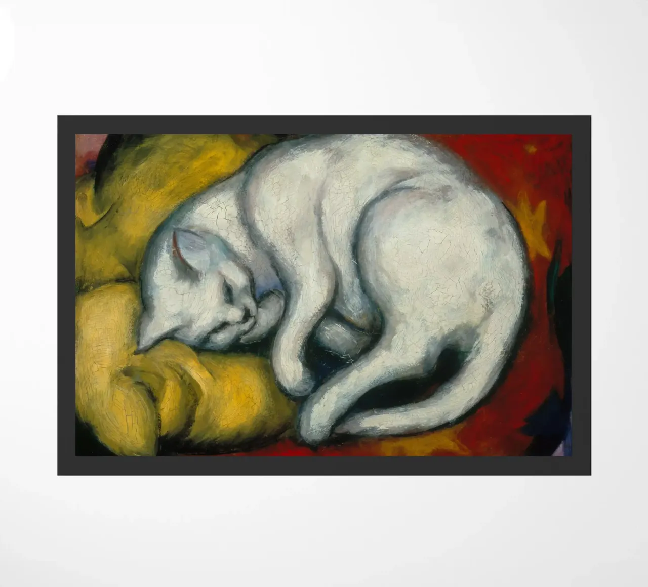 Franz Marc - Gatto bianco zerbino da ARTOTHEK