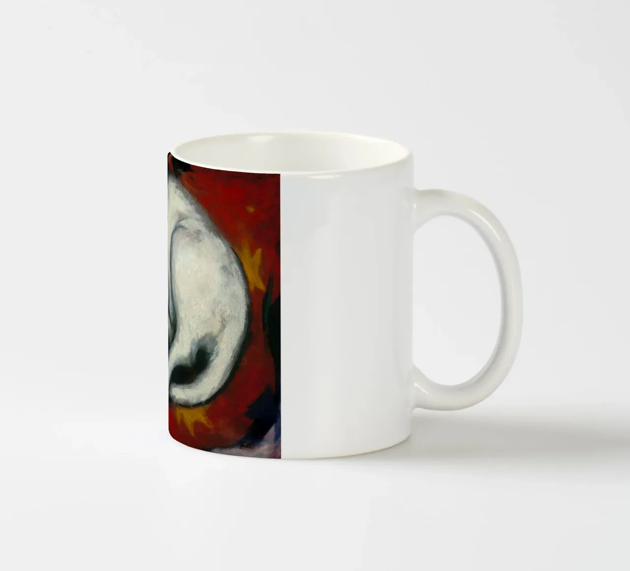 Franz Marc - Gatto bianco tazza in ceramica da ARTOTHEK