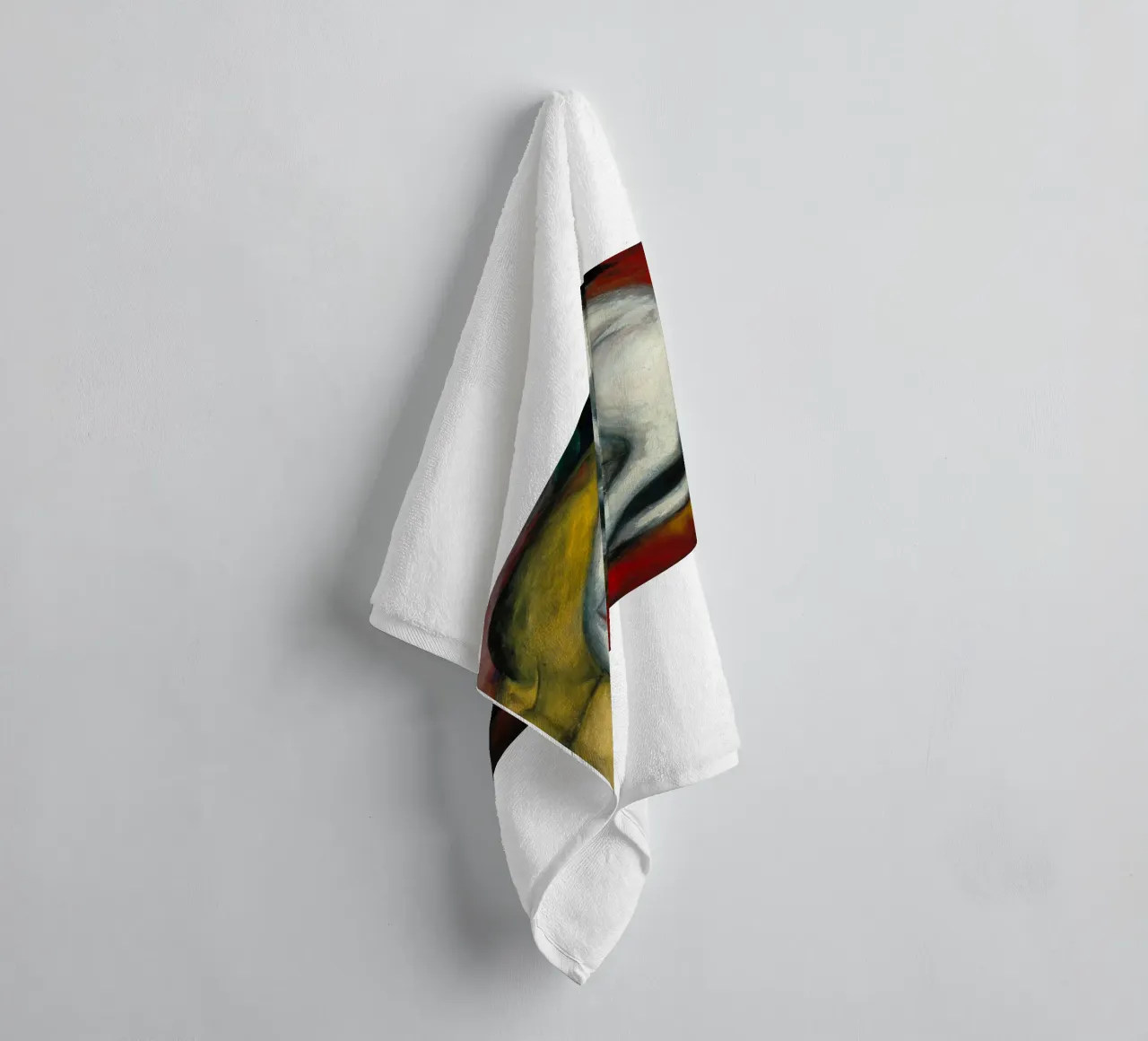 Franz Marc - Gatto bianco asciugamano da bagno da ARTOTHEK