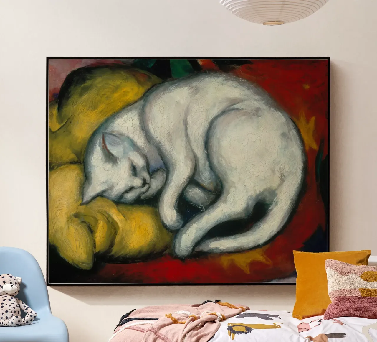 Franz Marc - Gatto bianco plexiglass da ARTOTHEK