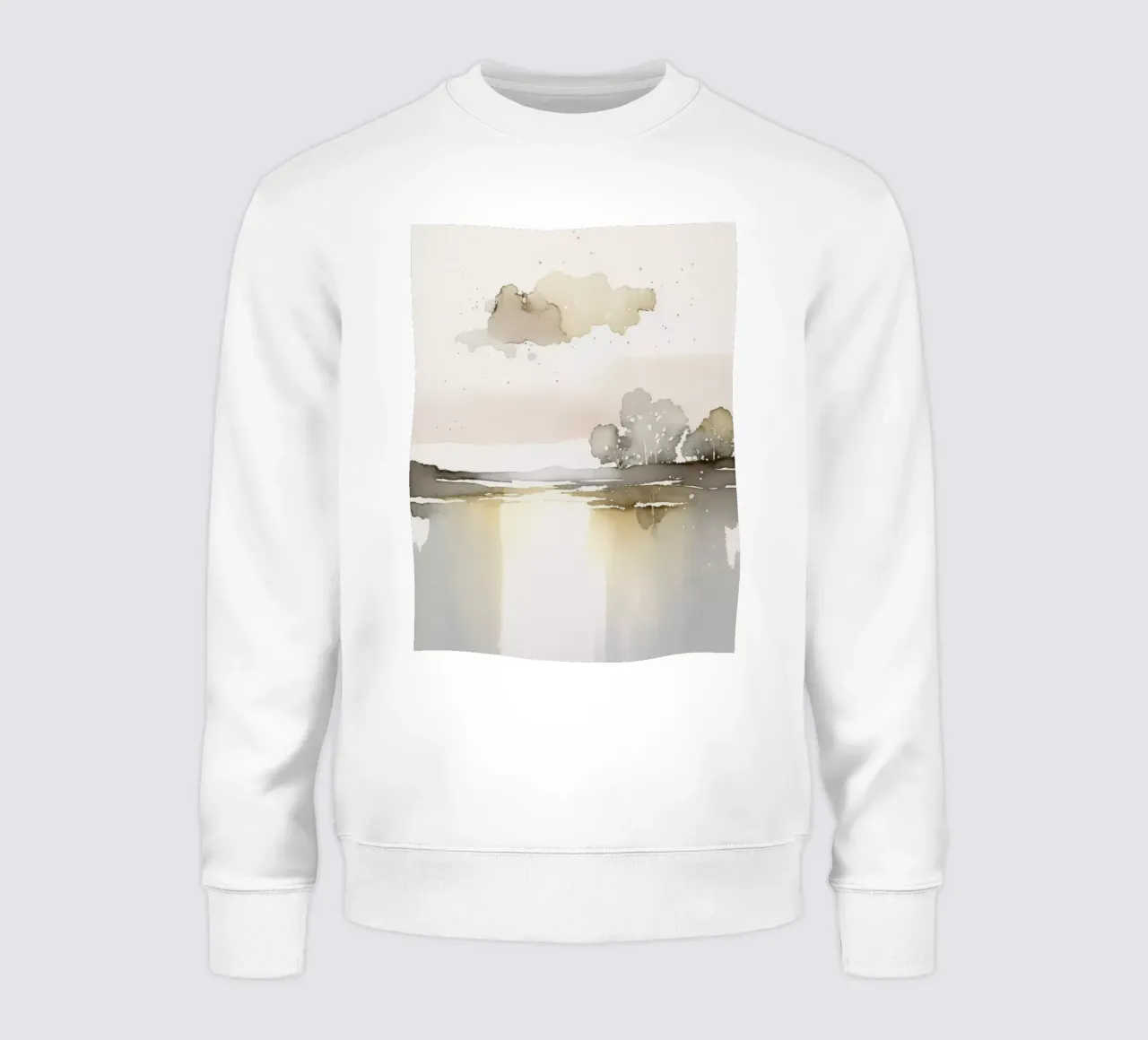 Pastel Landscape No 1 felpa da treechild
