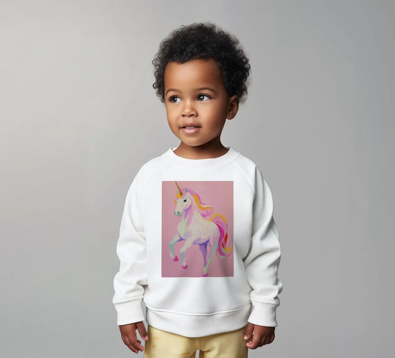 Unicorn No 1 baby sweatshirt van treechild