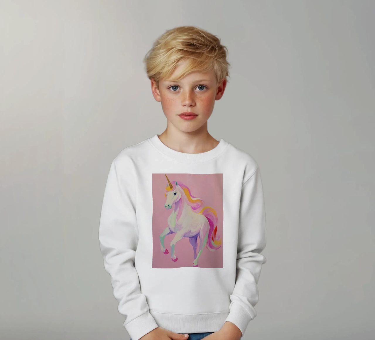 Unicorn No 1 felpa bambino da treechild