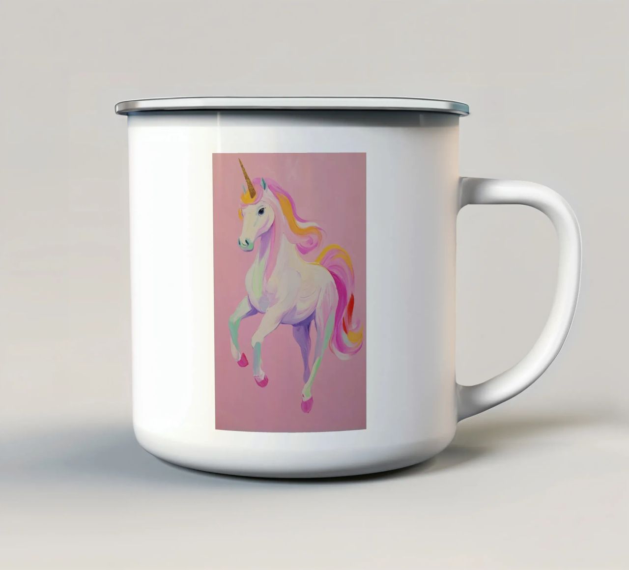 Unicorn No 1 tazza in smalto da treechild