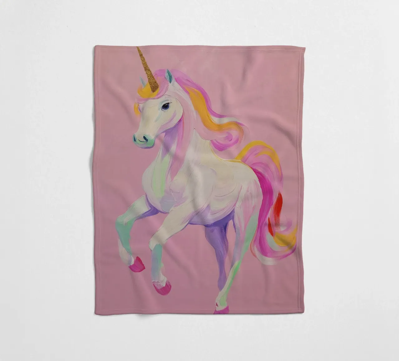 Unicorn No 1 coperta in pile da treechild