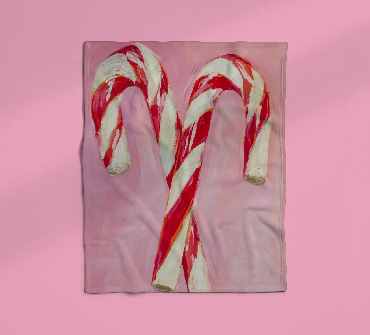 Candy Canes coperta in pile da treechild