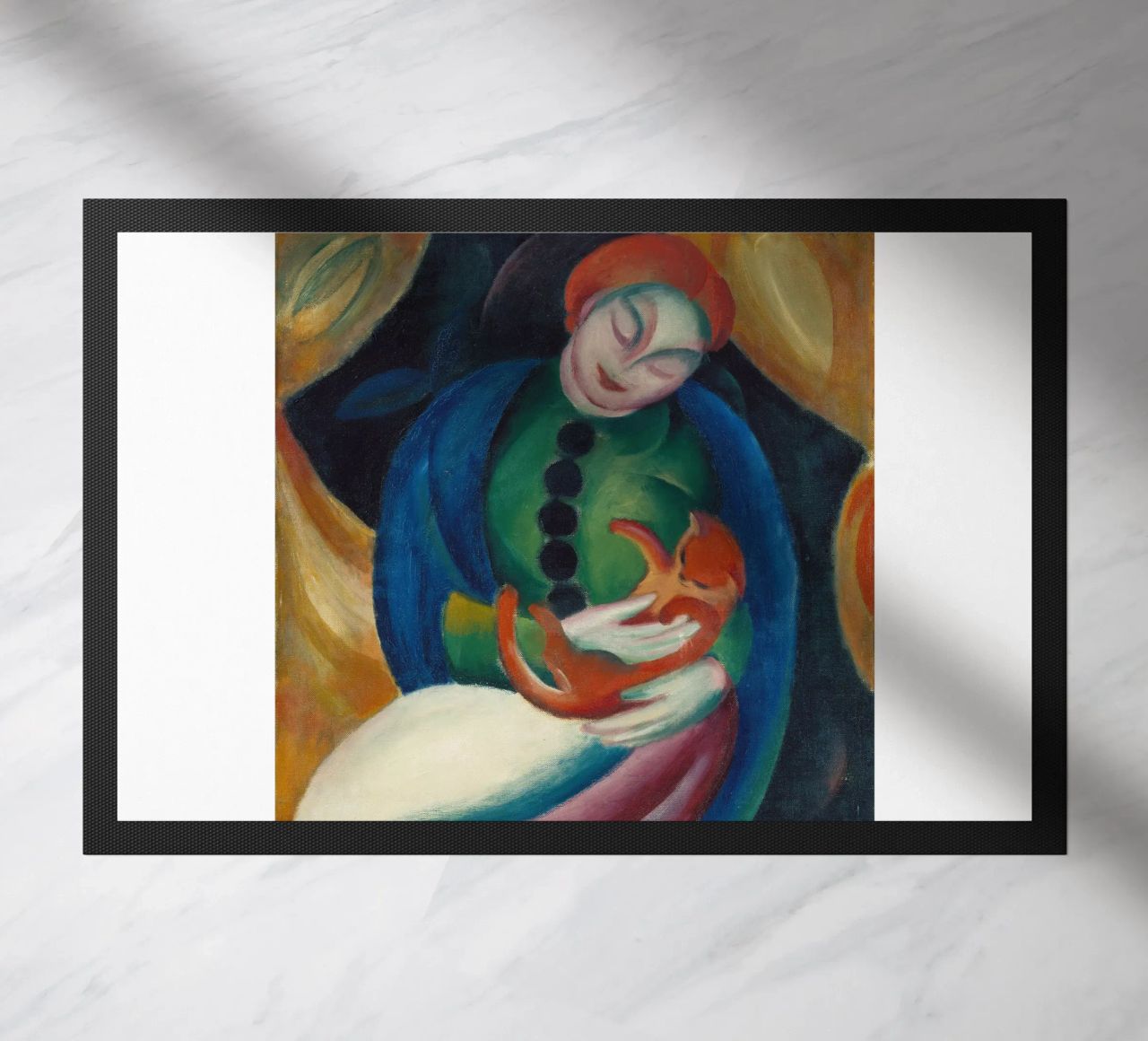 Franz Marc - Ragazza con gatto zerbino da ARTOTHEK