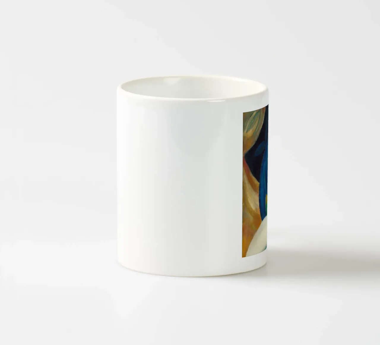 Franz Marc - Mädchen mit Katze Keramik Tasse von ARTOTHEK