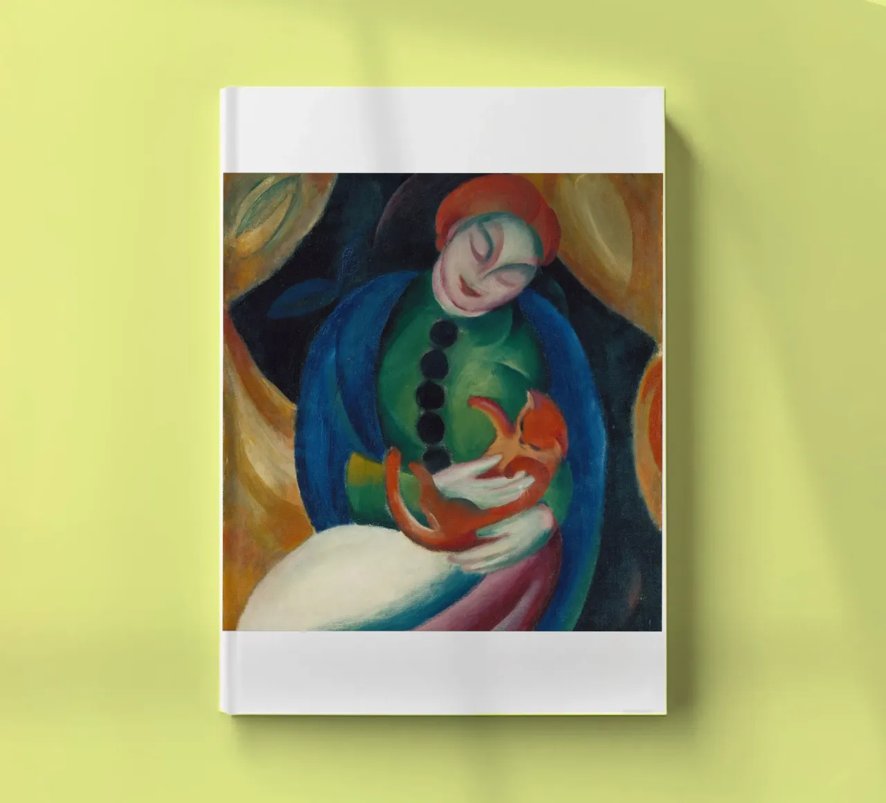 Franz Marc - Girl with a cat notebook by ARTOTHEK