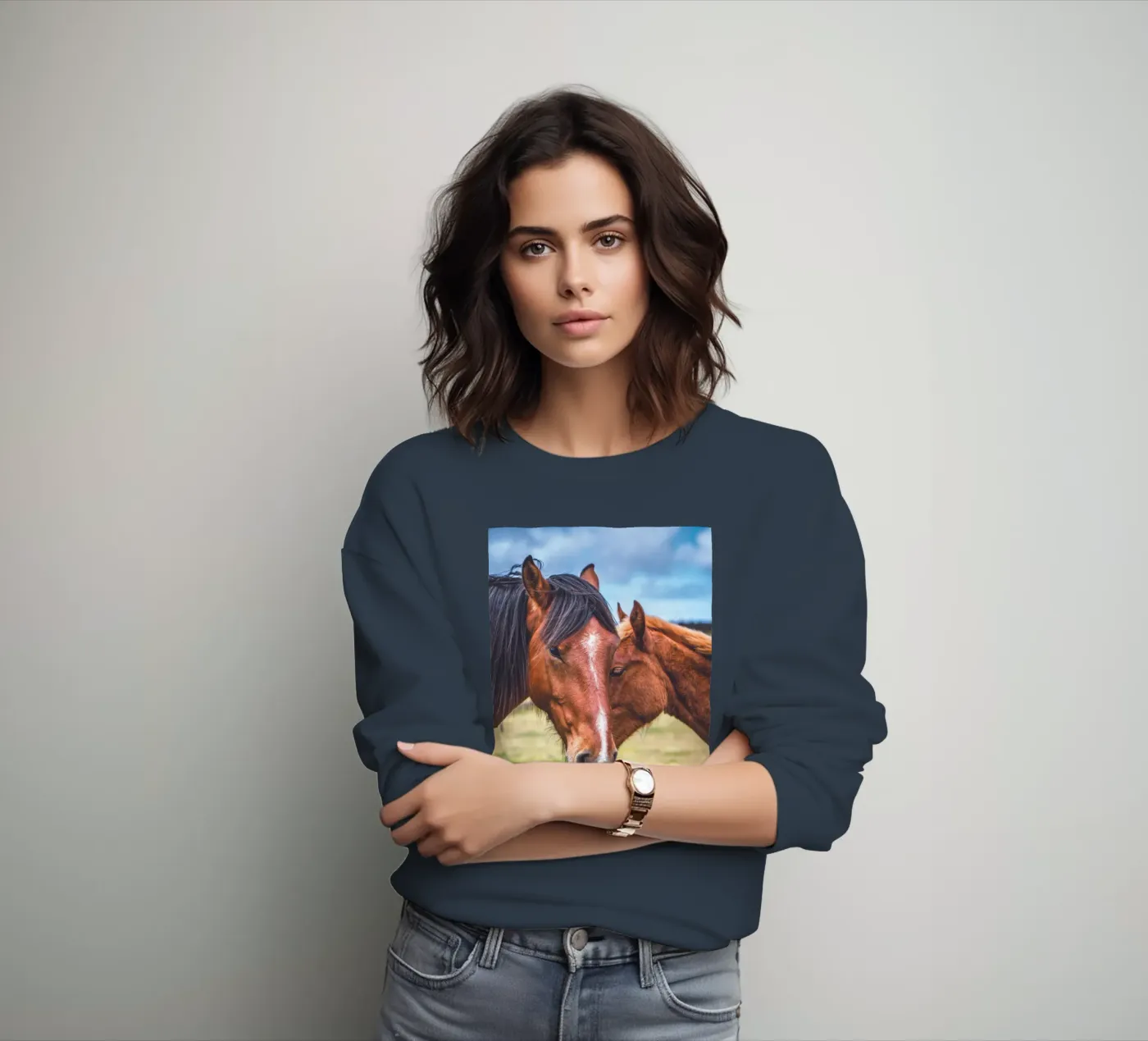 Madre e figlio felpa da Dave Hare Photography