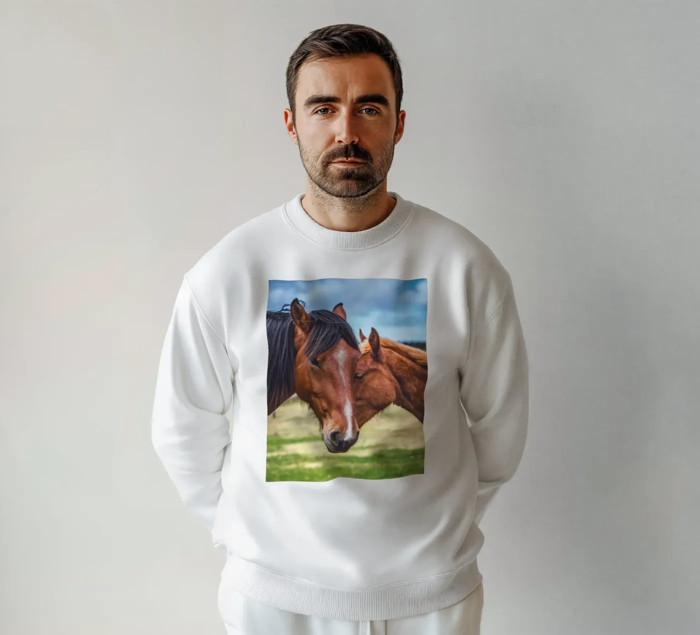 Madre e figlio felpa da Dave Hare Photography