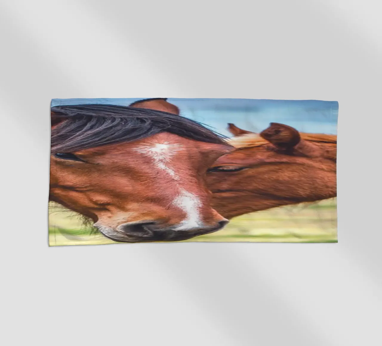 Mother and Son beach towel by Dave Hare Photography
