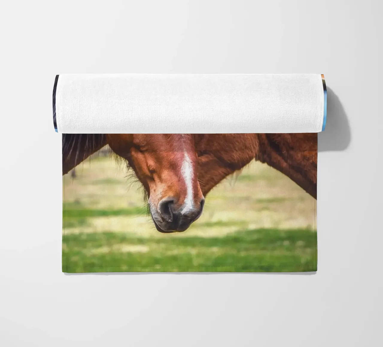Mother and Son beach towel by Dave Hare Photography