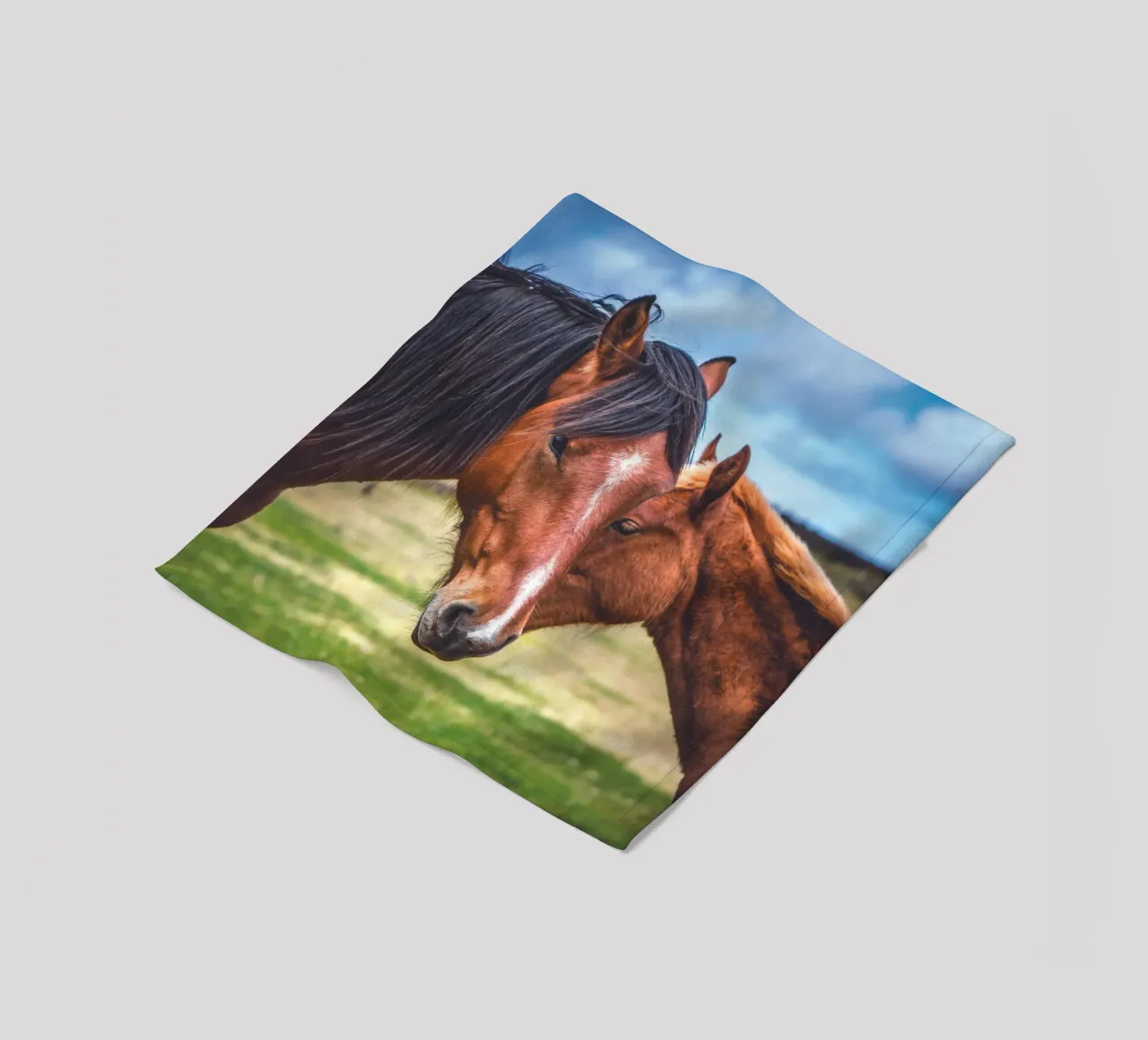 Mutter und Sohn Fleecedecke von Dave Hare Photography