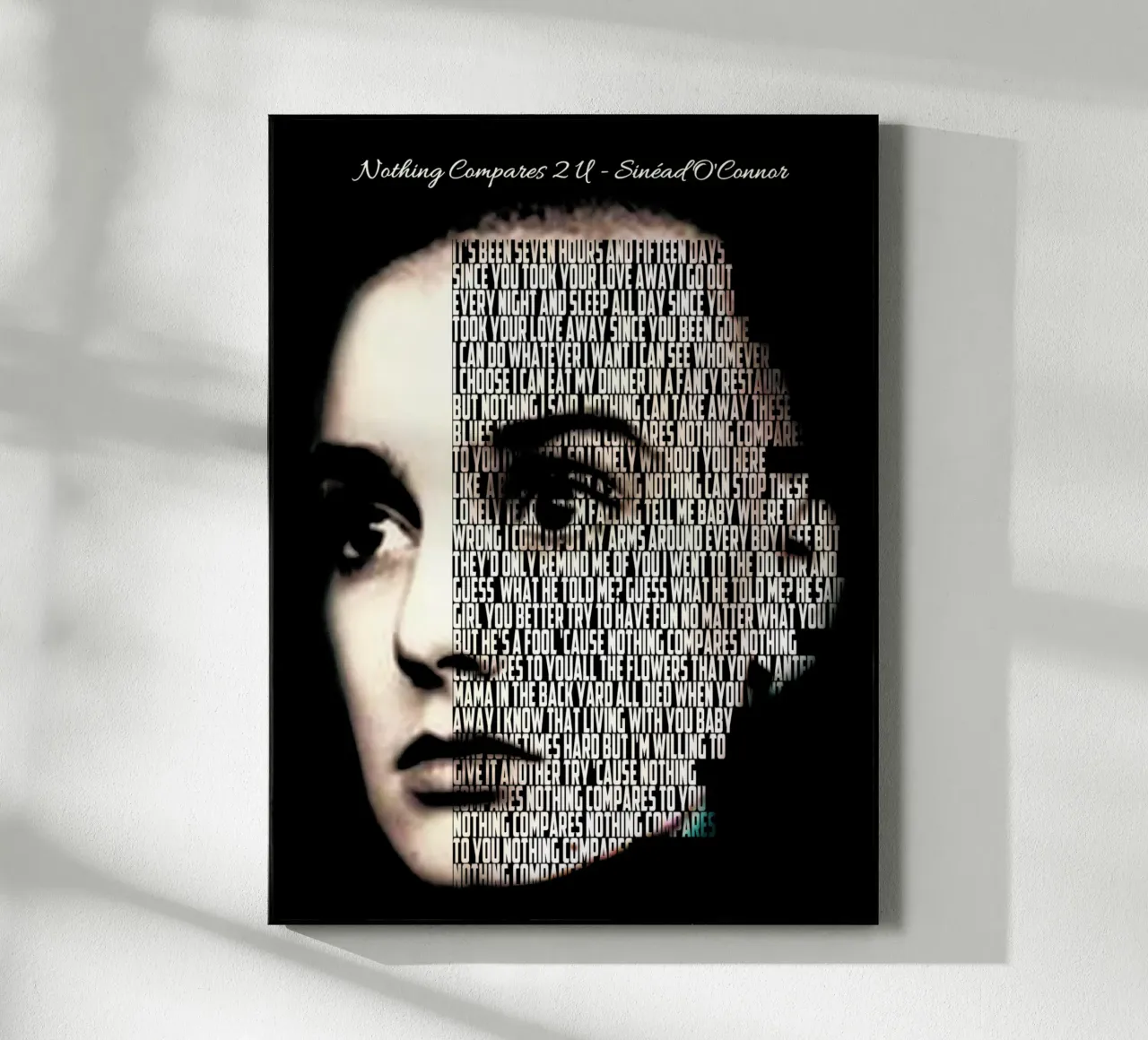 Nothing Compares 2 U plexiglass da Gunawan Rb