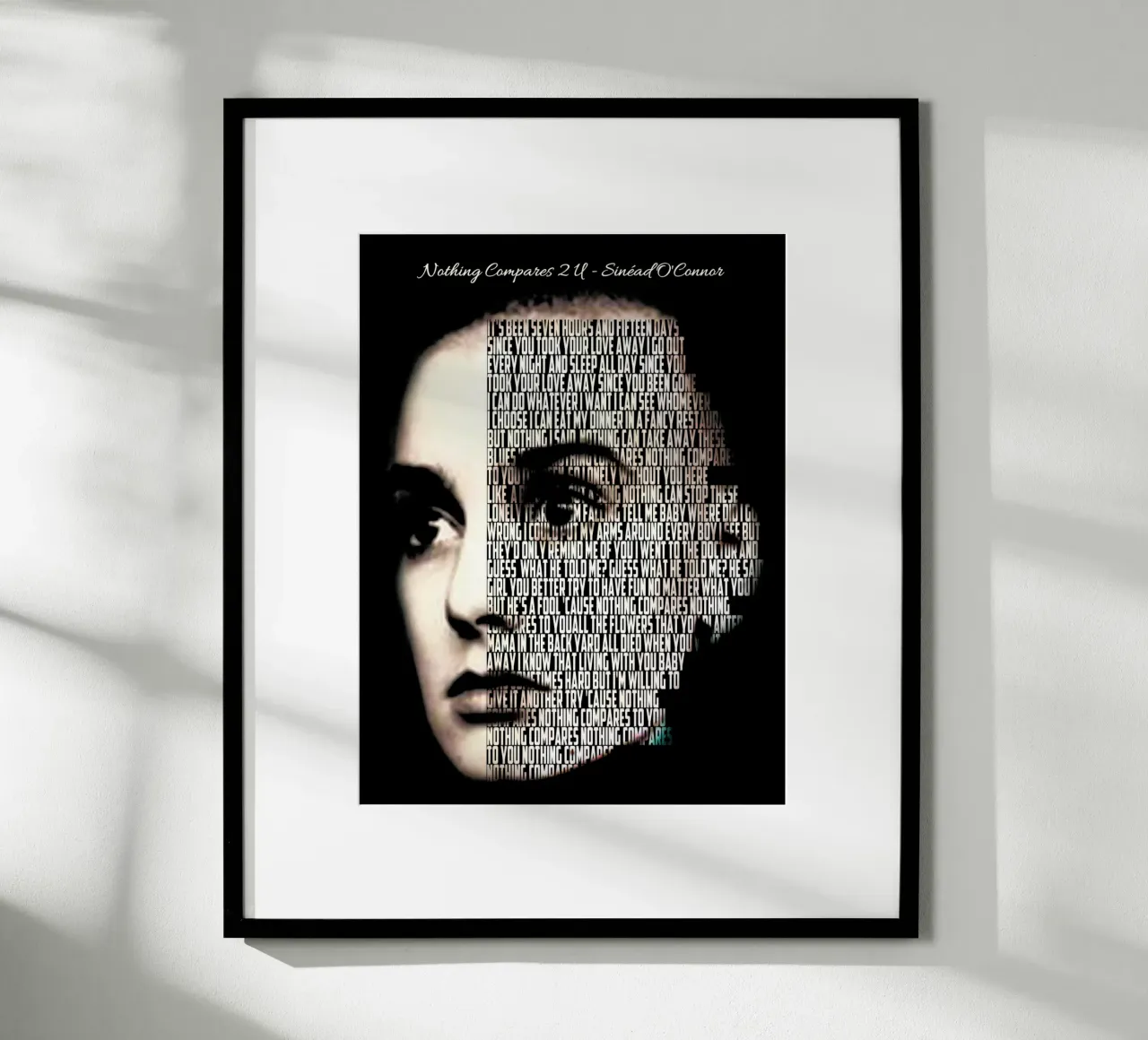 Nothing Compares 2 U poster da Gunawan Rb