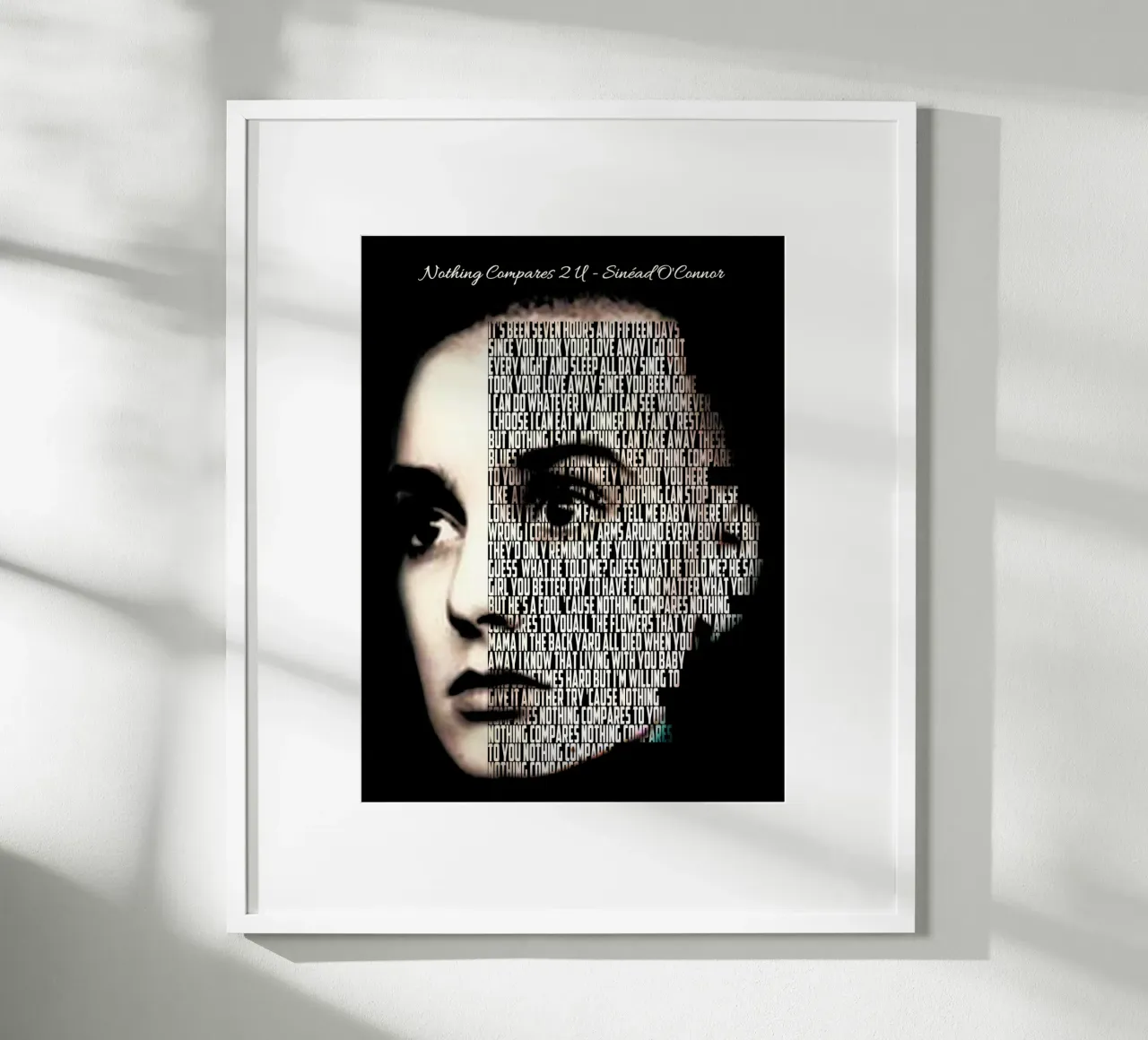 Nothing Compares 2 U poster da Gunawan Rb