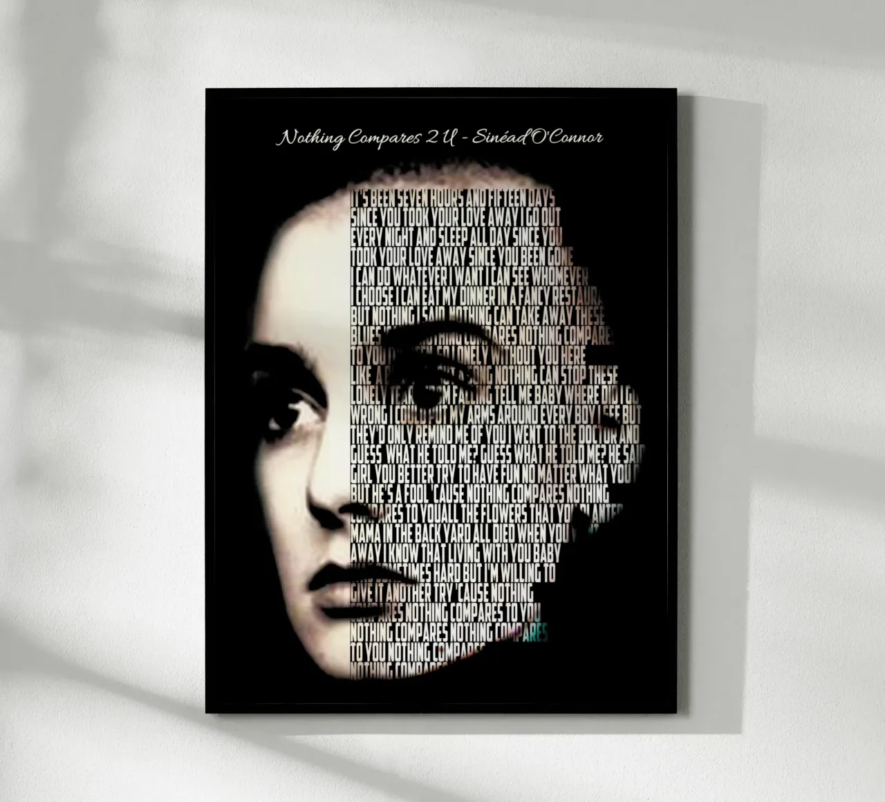 Nothing Compares 2 U poster da Gunawan Rb