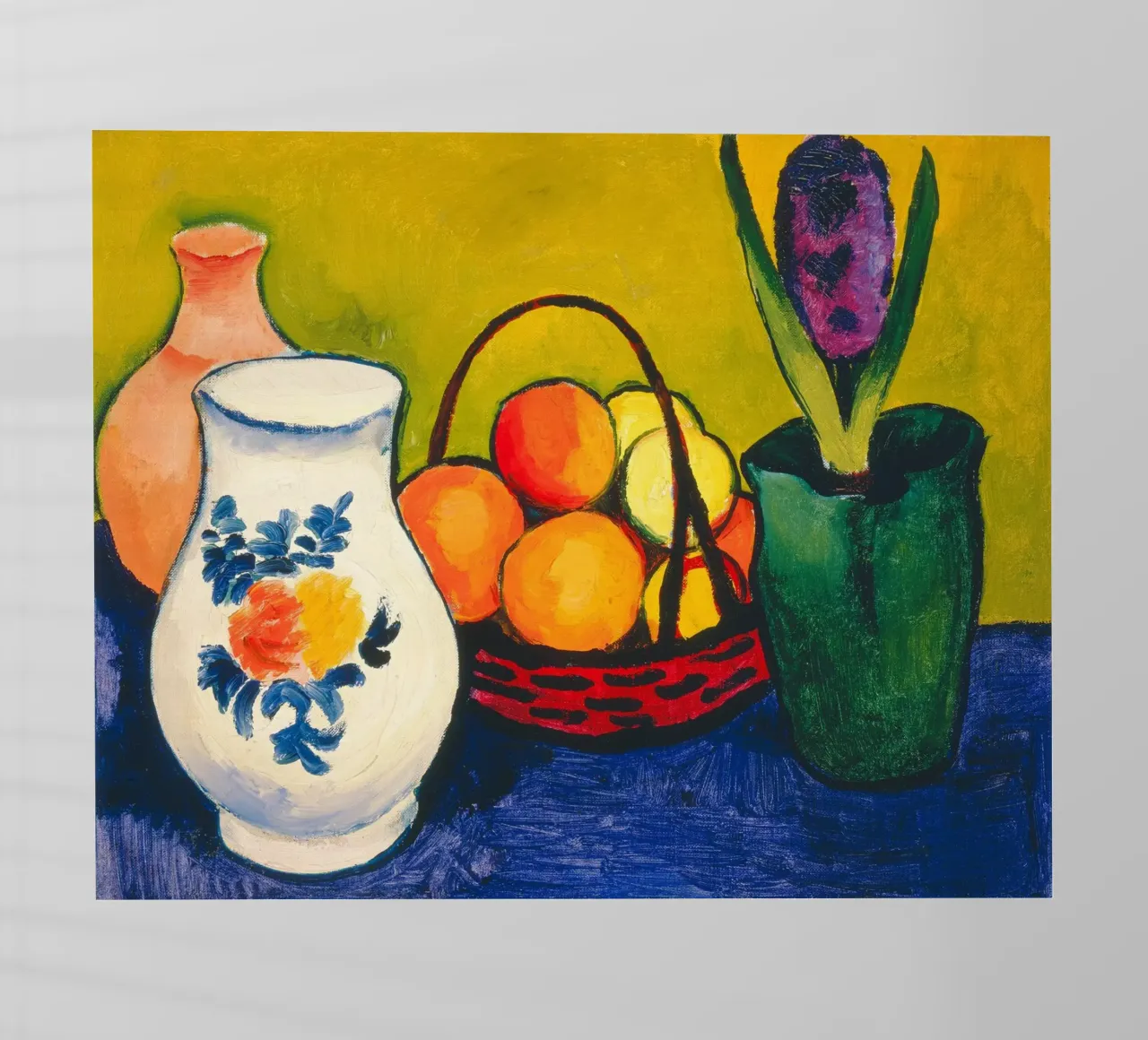 Franz Marc - Brocca bianca con fiori e frutta pellicola backlit da ARTOTHEK