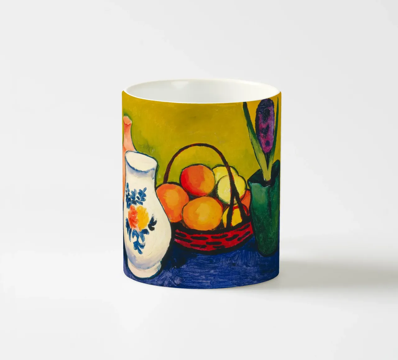 Franz Marc - Brocca bianca con fiori e frutta tazza in ceramica da ARTOTHEK
