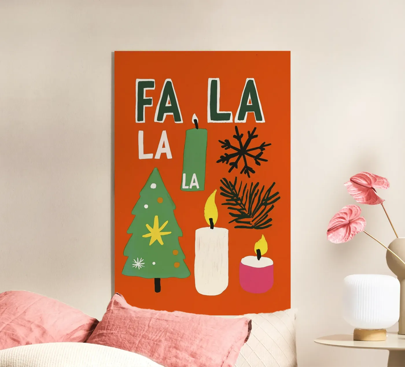 Fa La La Acryl-Glas von treechild