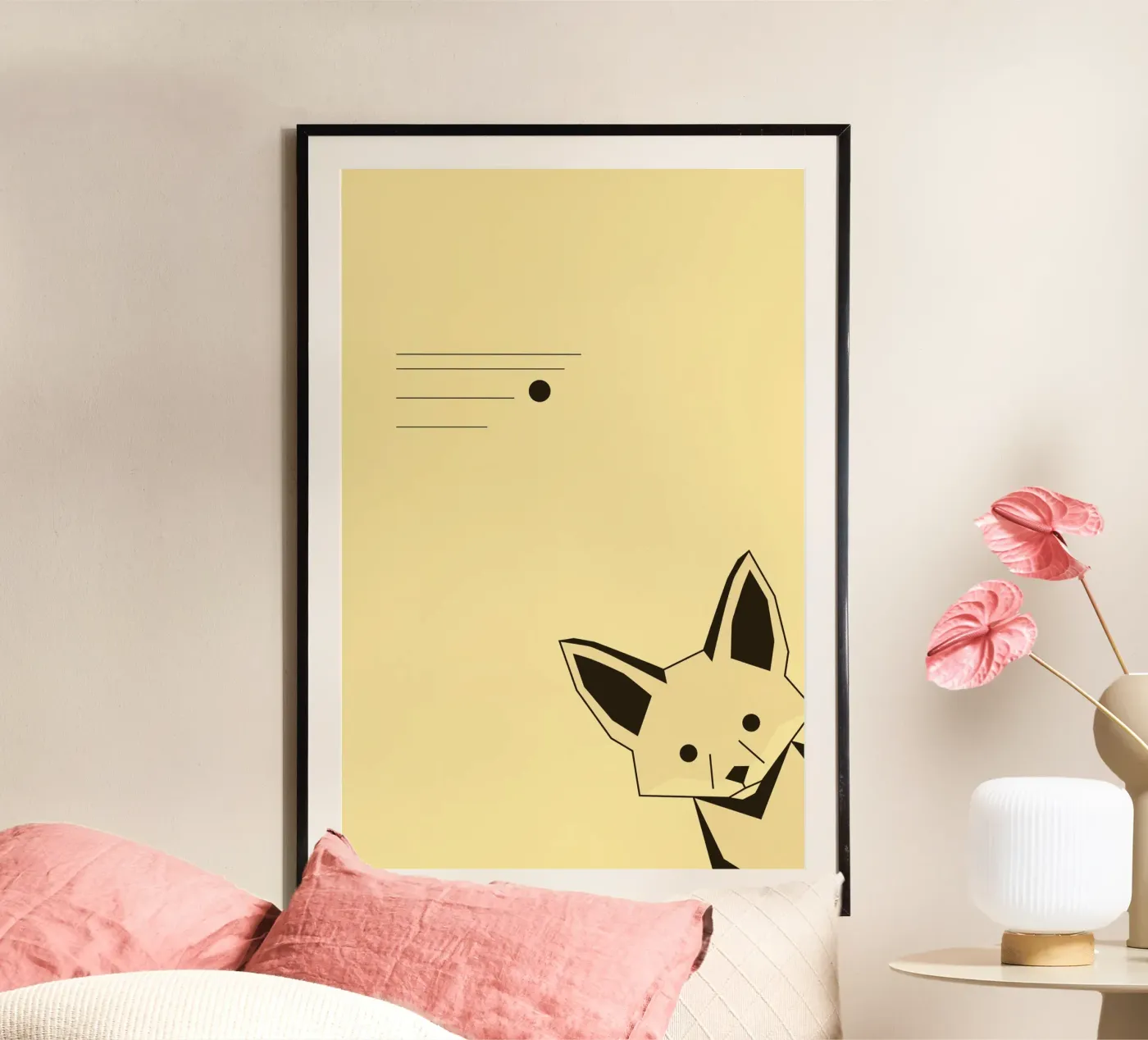 Silent Fox poster by Fredenise Sifrael