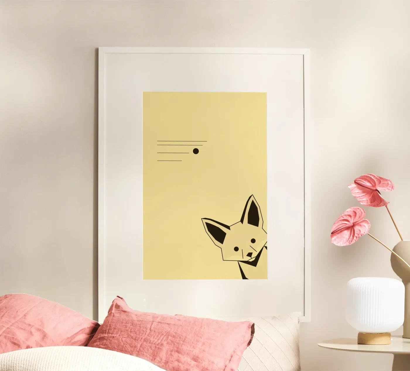 Silent Fox poster by Fredenise Sifrael