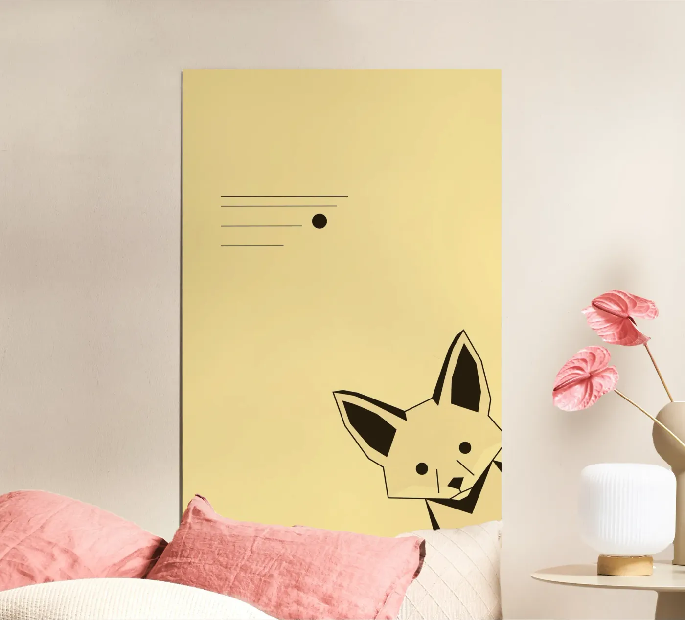 Silent Fox poster by Fredenise Sifrael