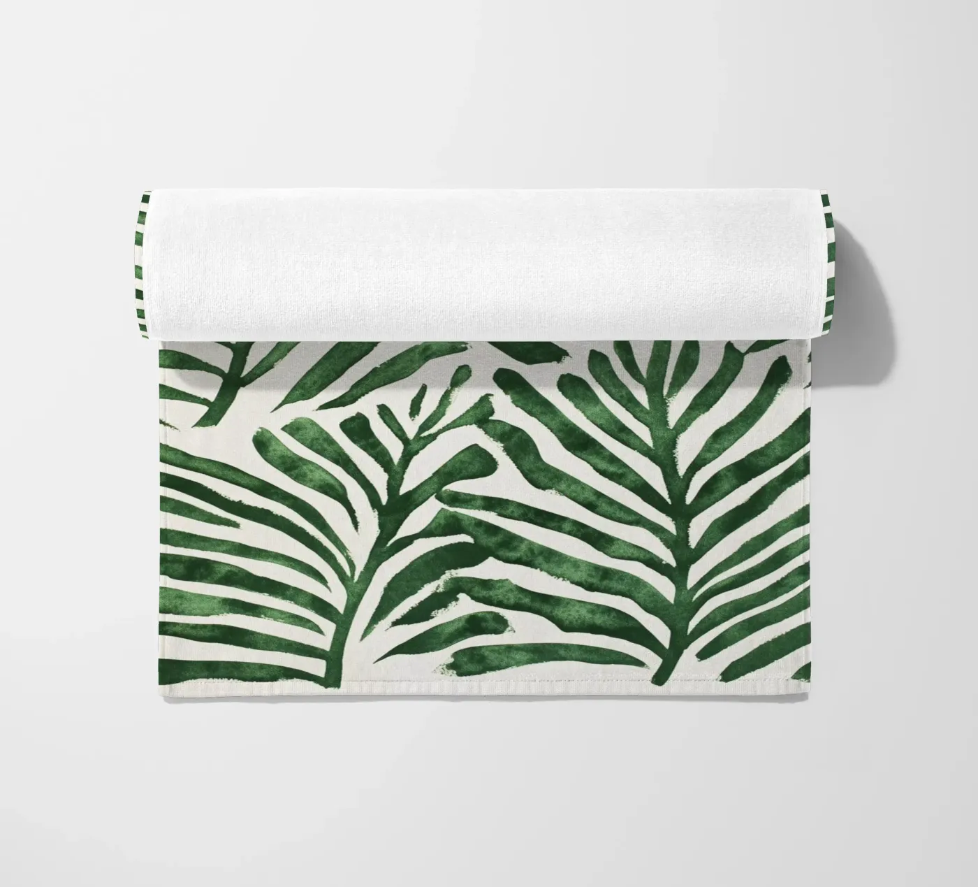 Fern beach towel by treechild