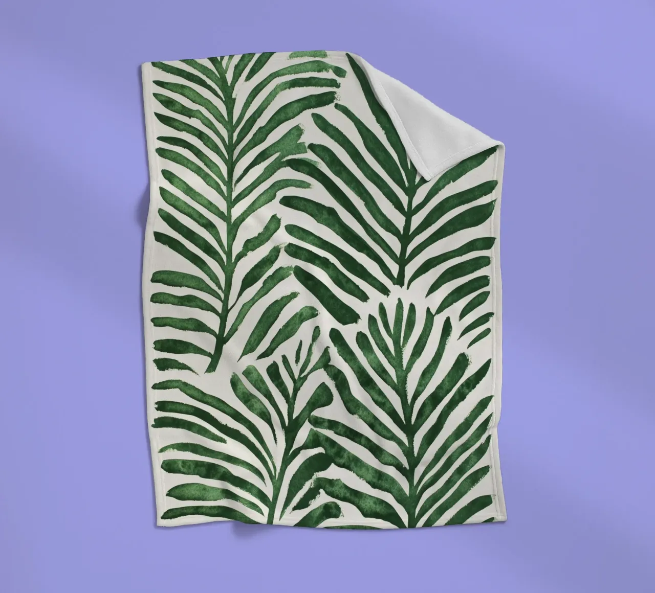 Fern coperta in pile da treechild