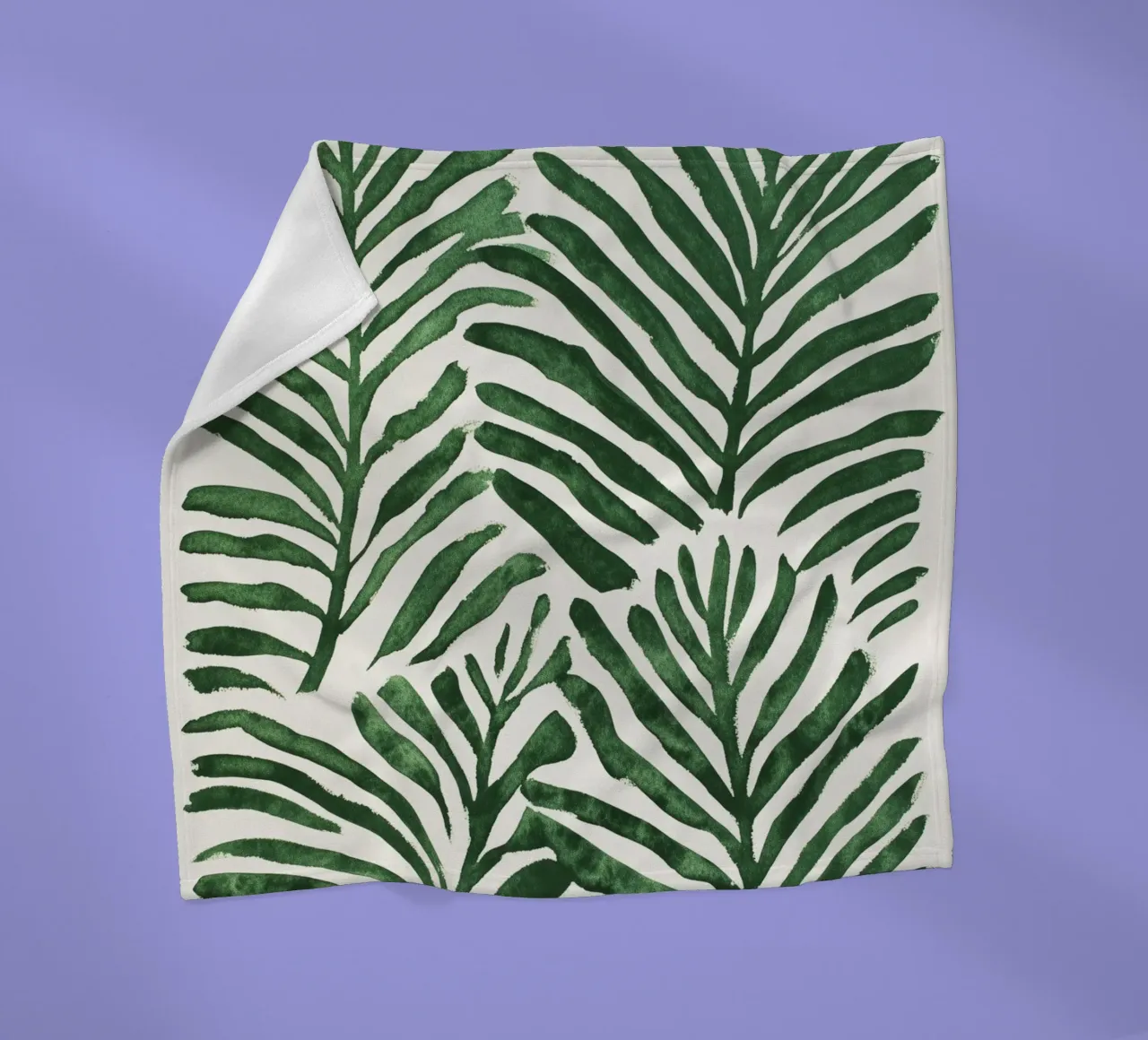 Fern coperta in pile da treechild