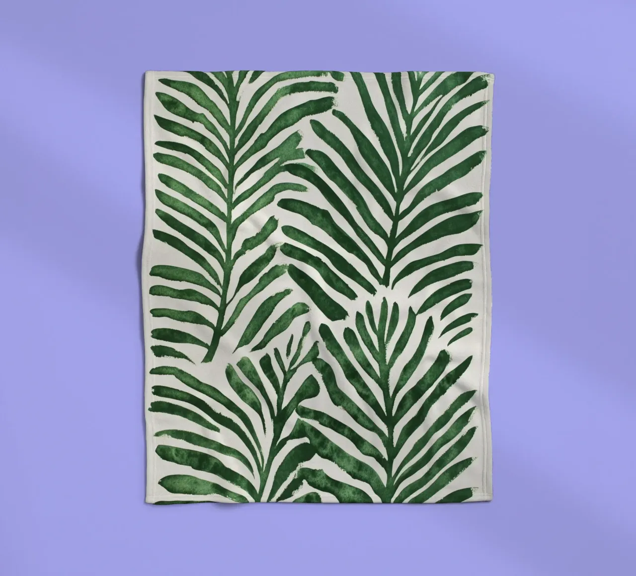 Fern coperta in pile da treechild