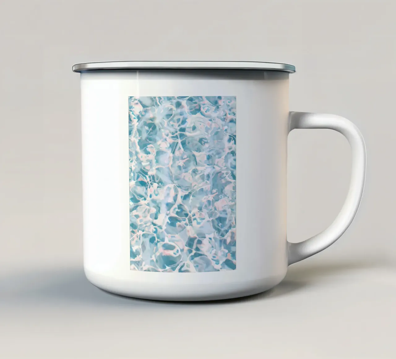 Marbled Water Pastel tazza in smalto da menega sabidussi | moods