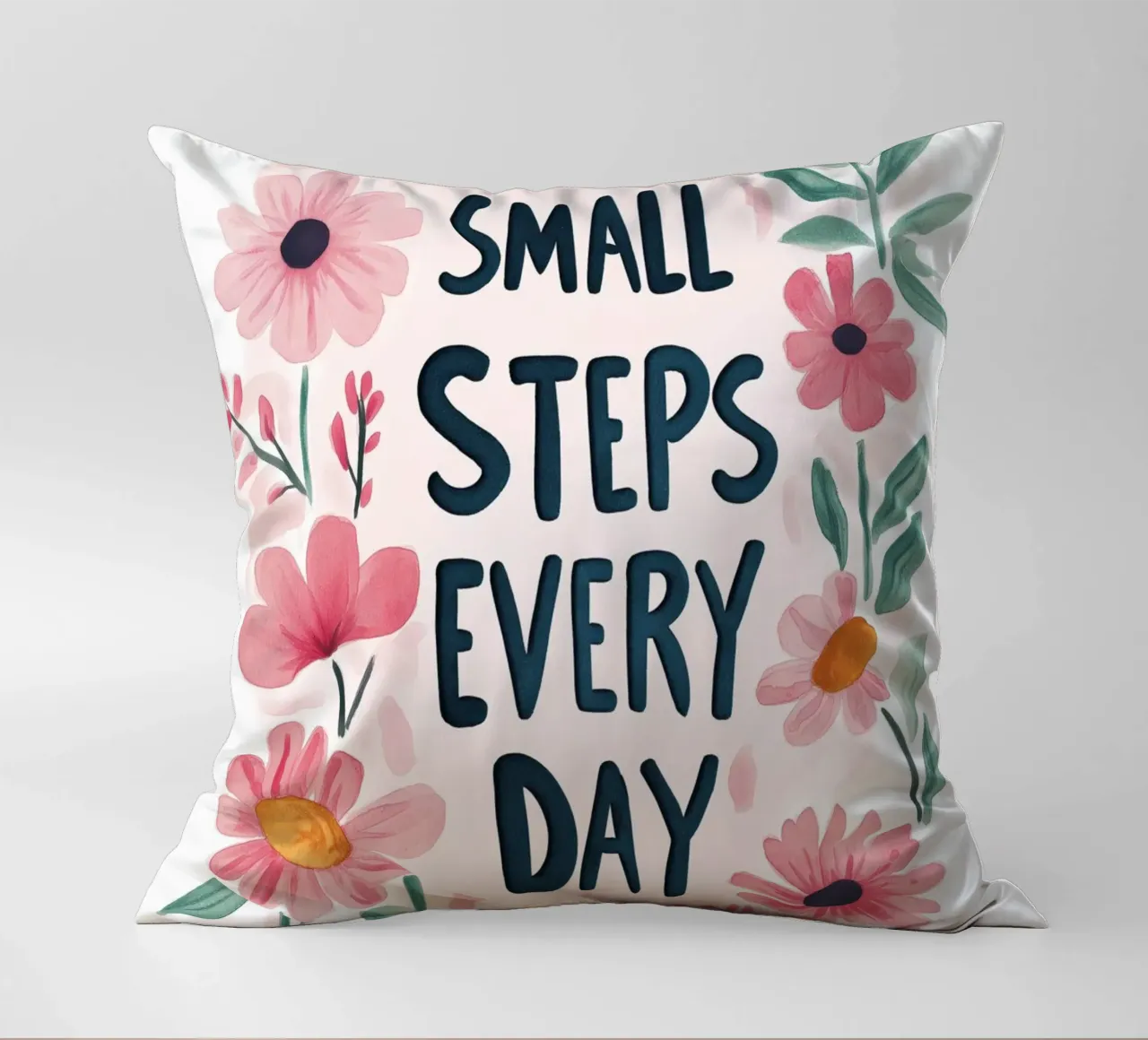 Small Steps Every Day cuscino da treechild